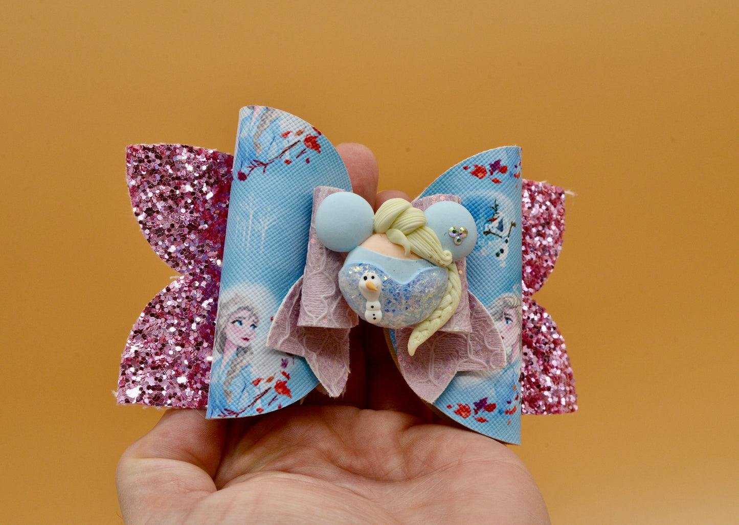 Girls character hair bow, Disney, Princess Elsa, Frozen